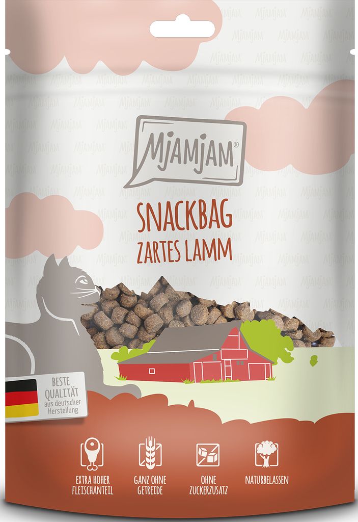 Mjamjam 125gx8 Snackbag zartes Lamm