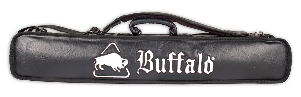 Sac de queue de billard Buffalo Turnier 4B/8S noir pour transport sûr