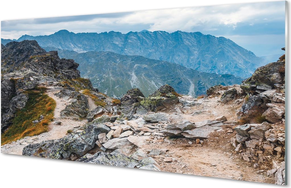 Glasbilder 120x60 Wandkunst Berge