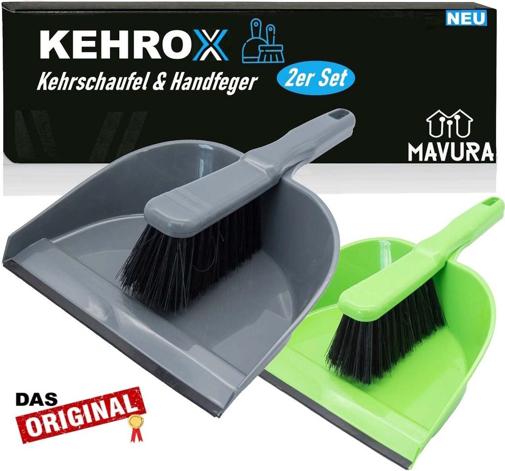 KEHROX Kehrgarnitur Kehrschaufel Handfeger Handbesen Produktbild 