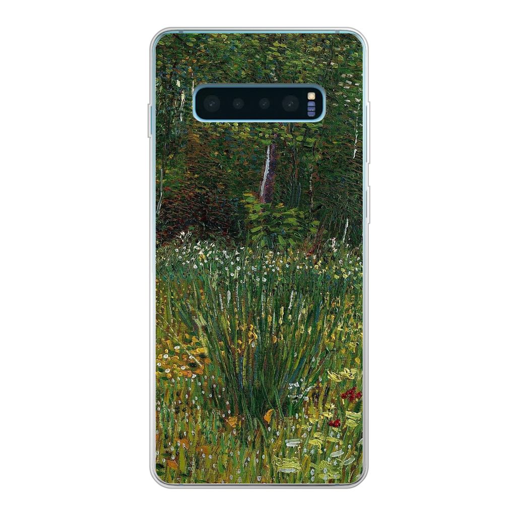 MuchoWow Handyhülle Schutzhülle Hülle für Samsung Galaxy S10 Lite Asnières - Vincent van Gogh Silikon Softcase Handy Hülle - Schutz