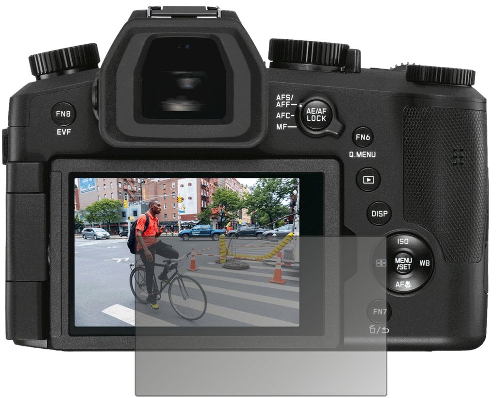 Blickschutzfolie für Leica V-Lux 5 matt Schutzfolie Folie Display Schutz dipos