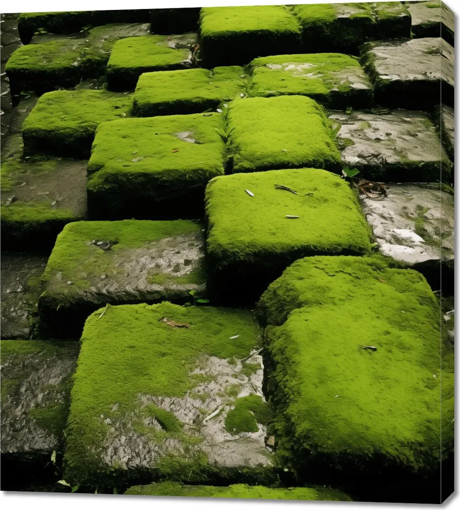 Quadro Grande 90x100 Mosaico Verde | Ottima Qualità Prezzo