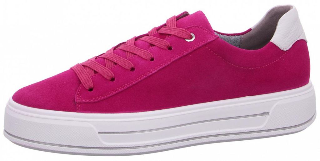 Ara Sneaker CANBERRA 3.0, Rauleder, Rot, Damen