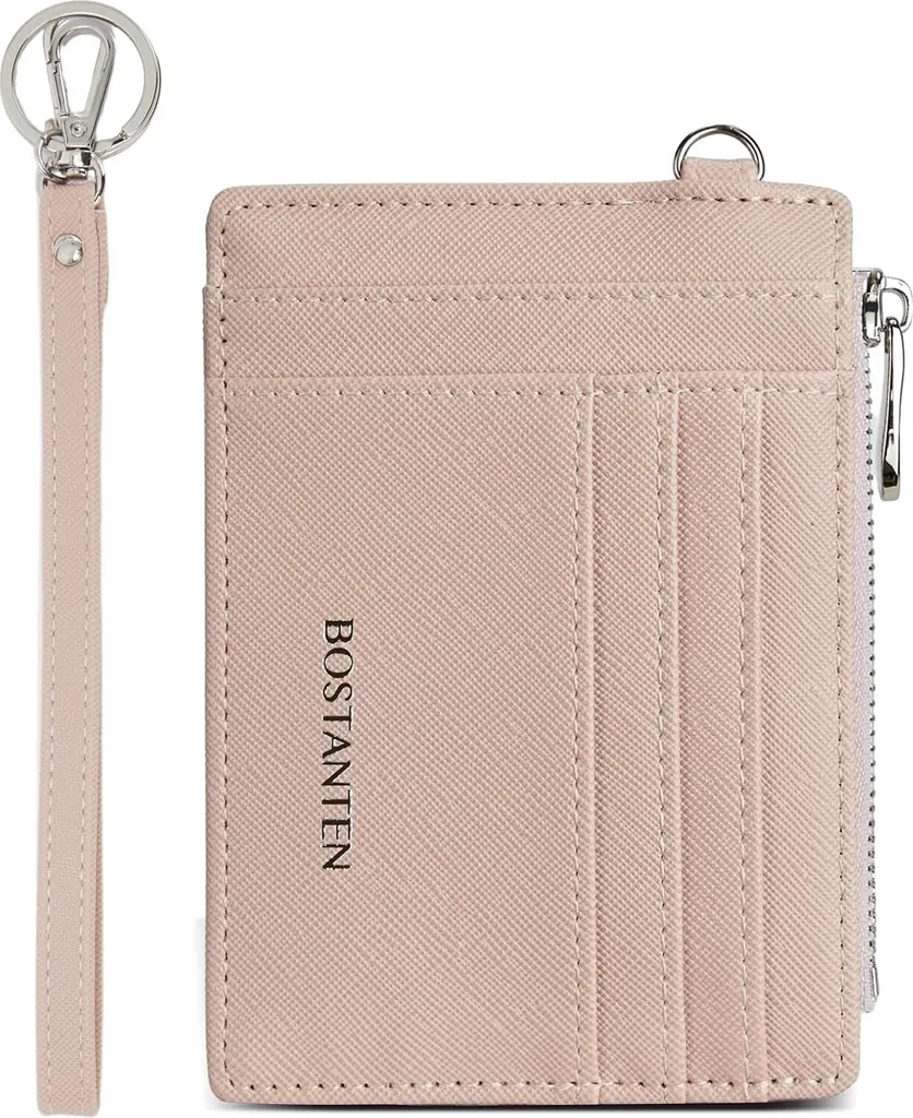 Mini Portafoglio Rosa Donna RFID | Porta Carte Elegante Sottile