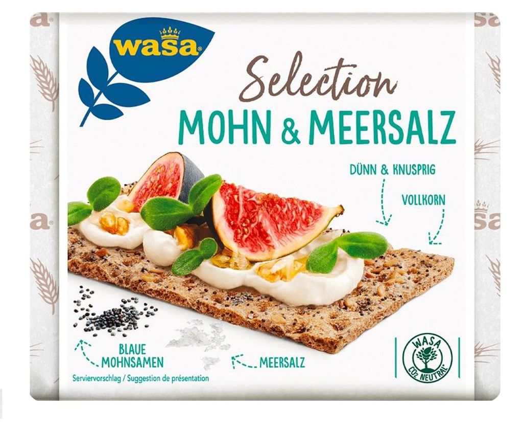 Wasa Sélection Pavot & Sel de mer (245 g) Image du produit 