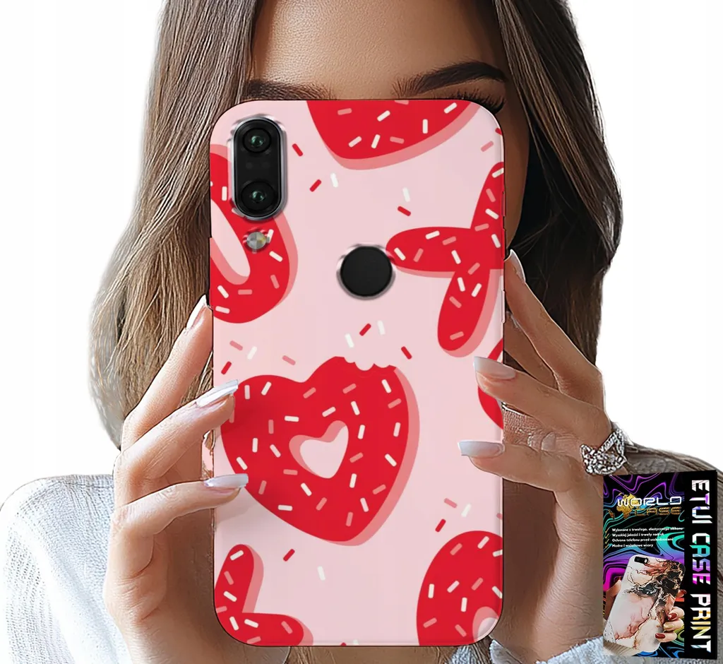 Custodia Xoxo Heart Xiaomi Note 7 - Vetro 9H e TPU Soft Touch