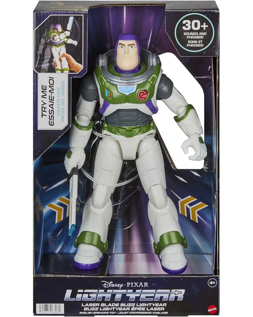 Buzz l'Éclair articulé incassable Disney Pixar avec accessoire de combat - 6
