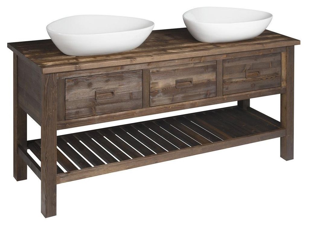 Sapho BRAND Unterschrank 160x73x50cm, Fichte gebeizt