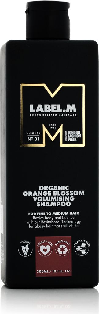 Label.m Organic Orange Blossom Volumising Shampoo 300 ml Produktbild 