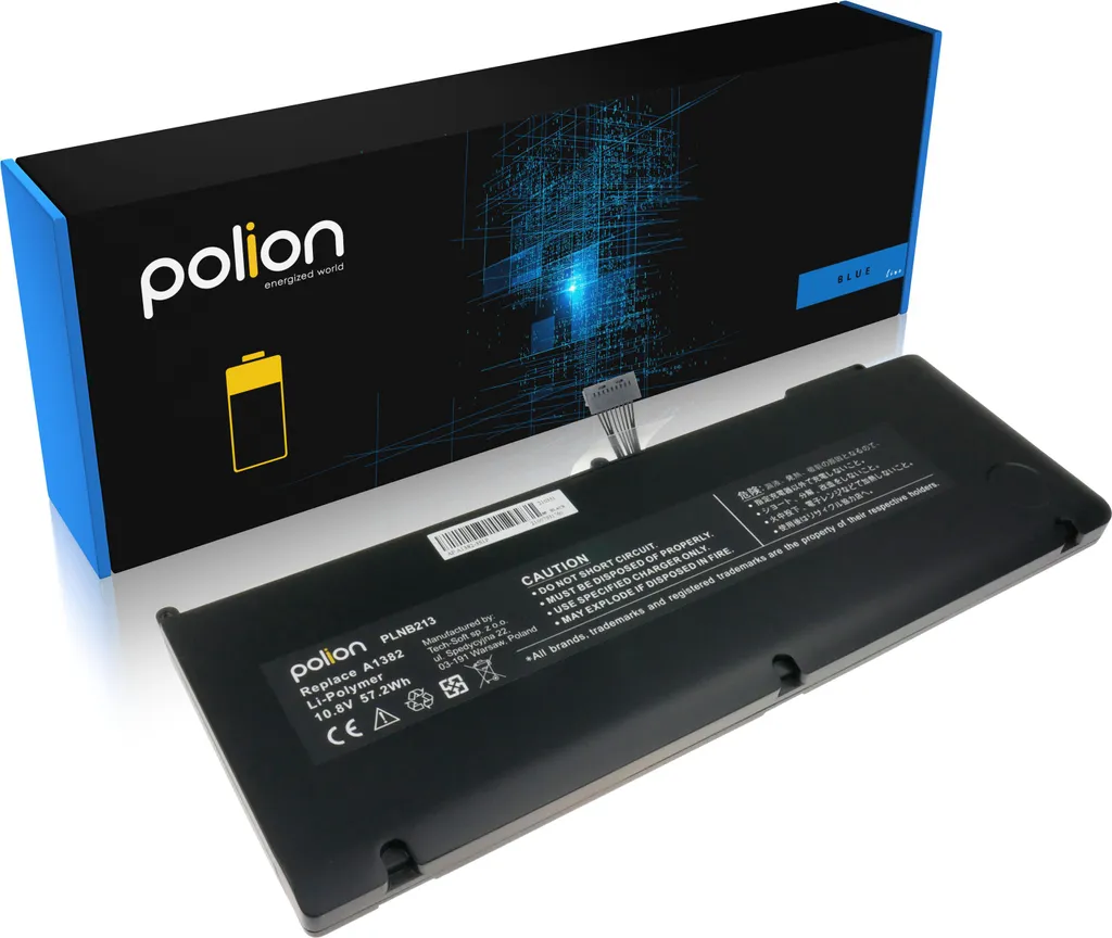 Batterie A1382 5200mAh Longue Durée pour MacBook Pro 15 pouces POLION