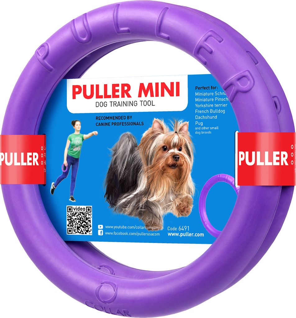 Mini giocattolo per cani Puller 2 anelli galleggianti Immagine del prodotto 