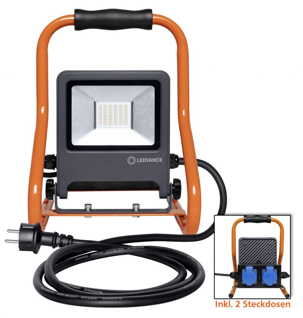 Ledvance LED Stahler R-Stand inkl. Mehrfachsteckdose, max. Produktbild 