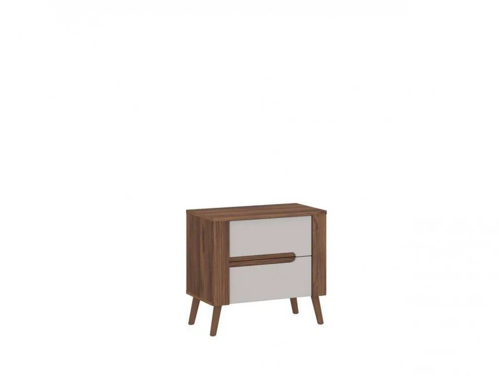 Table chevet Amarillo : Rangement scandinave tiroir pour chambre ordonnée