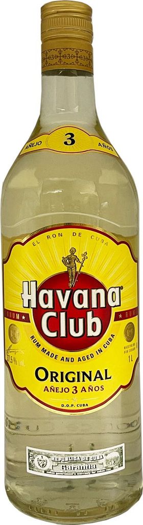 Havana Club Añejo 3 Años White Rum, Bílý rum, 3 roky, Obrázek produktu 