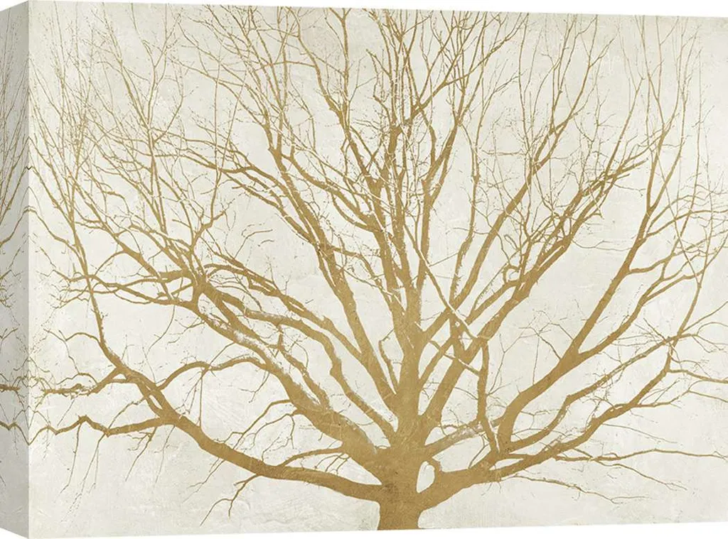 Tableau sur toile Arbre d'Or de Alessio Aprile - Décoration 70x50 cm