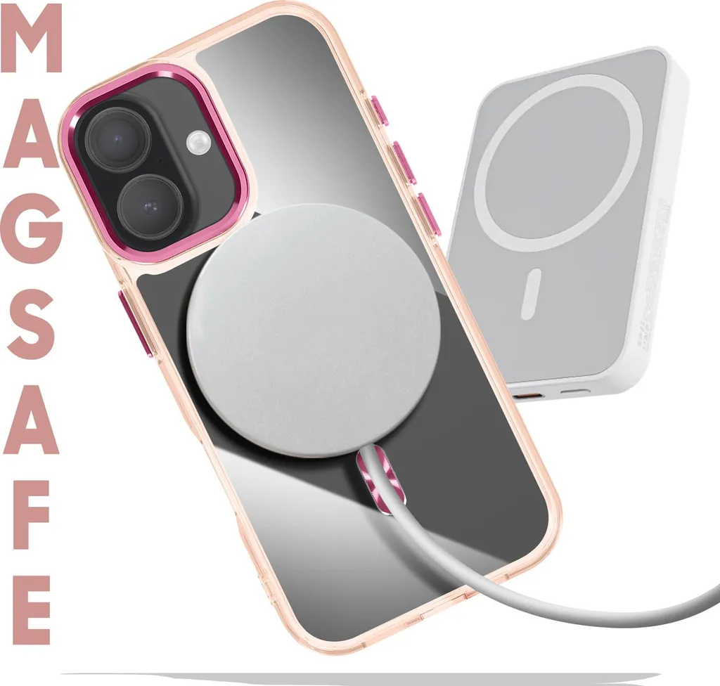 Custodia Avizar iPhone 17 MagSafe Oro Rosa - Sicura e Bellissima - 3