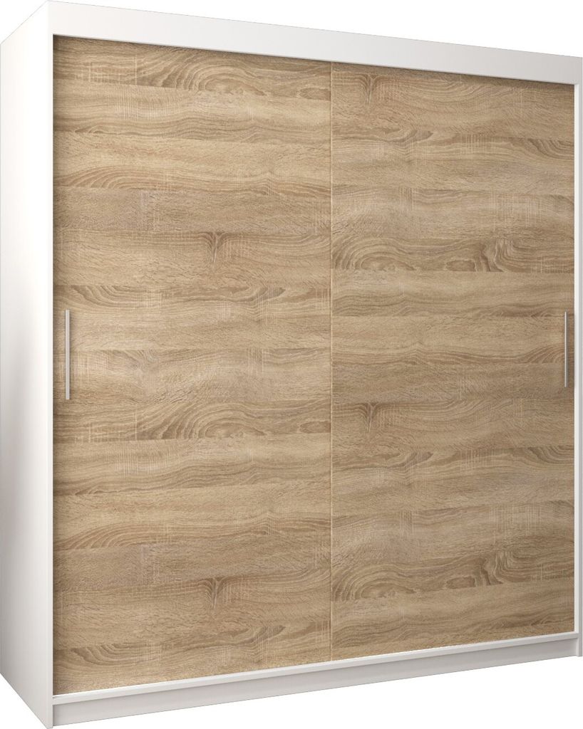Kleiderschrank, Schiebetürenschrank Schlafzimmer, Schrank TOKYO 180 cm