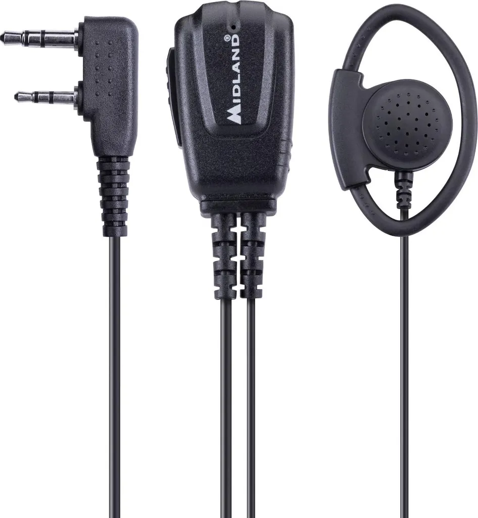 Microphone de protection Midland MA24-LK avec pince rotative robuste