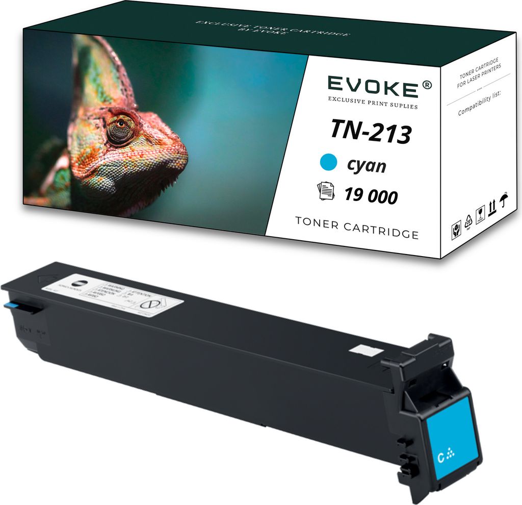 Toner für Konica Minolta A0D7452 / TN213C-TN213C A0D7452 / TN213C Blau (cyan) | Ersatz für C203 C253 C353