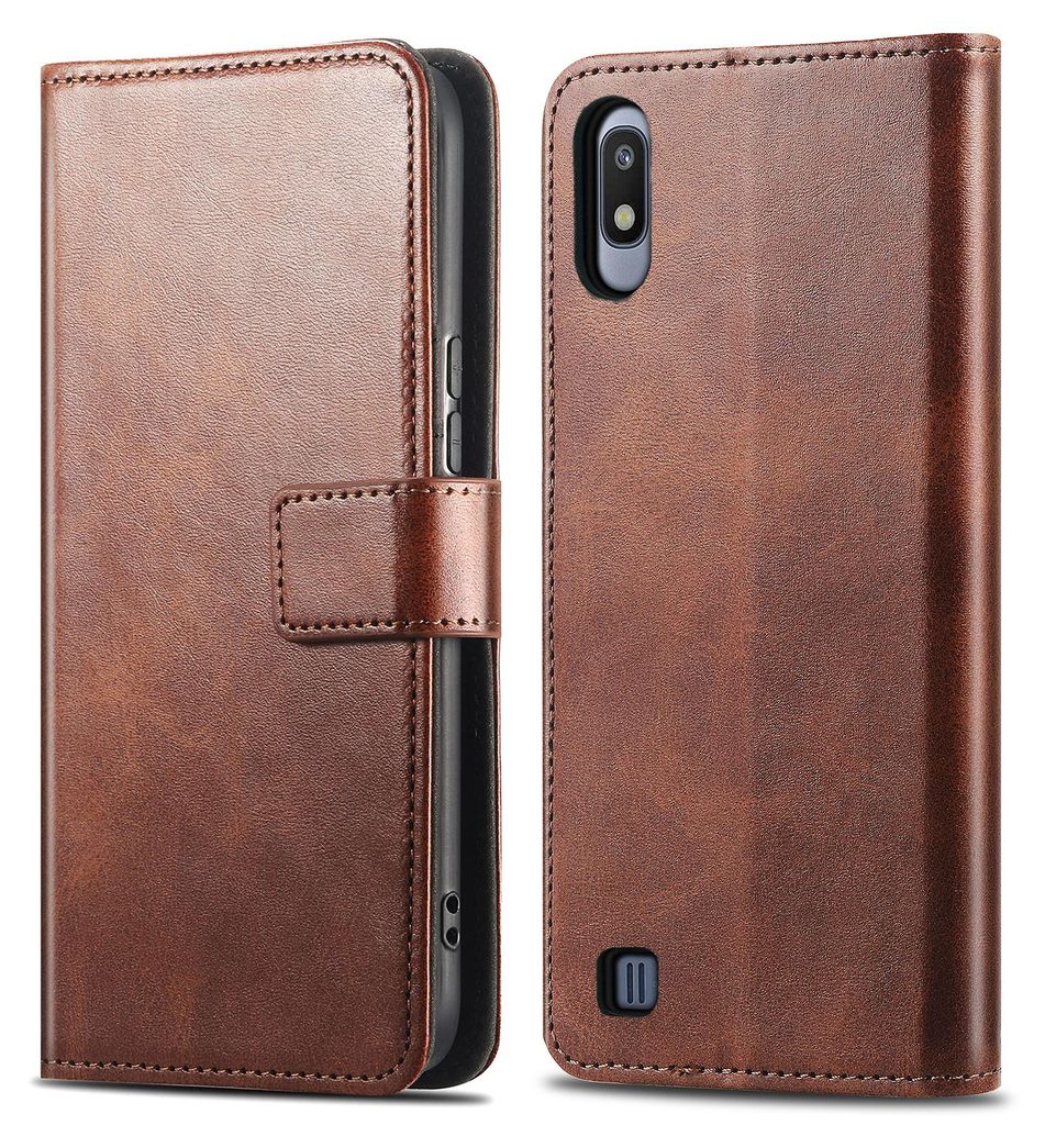 Étui de luxe Imoshion pour Samsung Galaxy A10 - Marron Image du produit 
