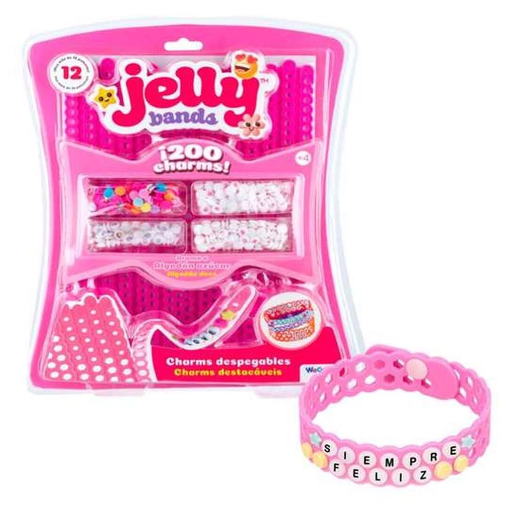Bizak Fruchtgummibänder Rosa Rosa One Size