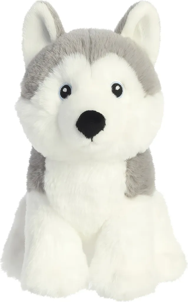 Husky en Peluche Aurora Eco Nation 19cm - Texture Douce Recyclée