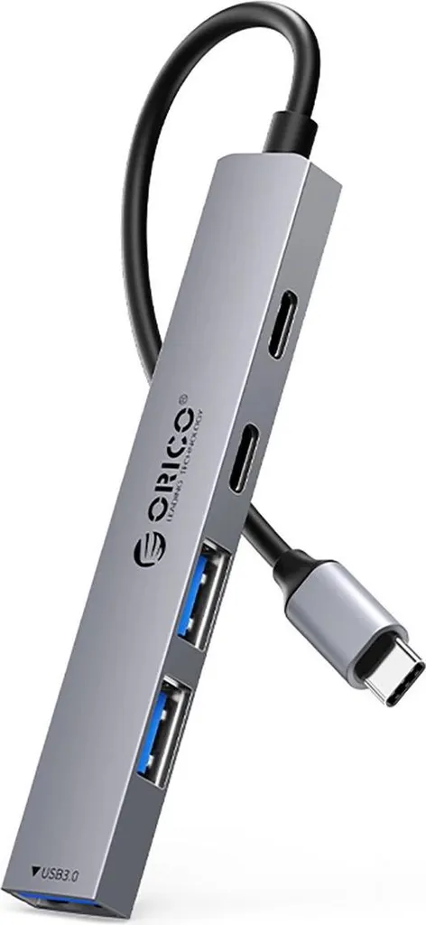 Docking Station Orico YSB4-U2: Hub 5 Porte USB-A e USB-C Grigio