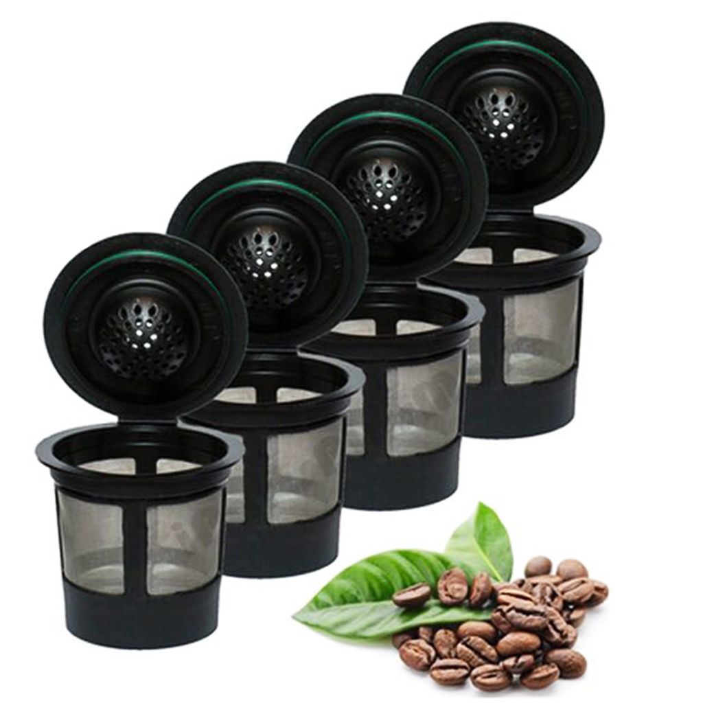 1 Kaffeefilter mit Löffel Fine Mesh Esszimmer Espresso gemahlener Kaffeesieb Tasse täglich Gebrauch