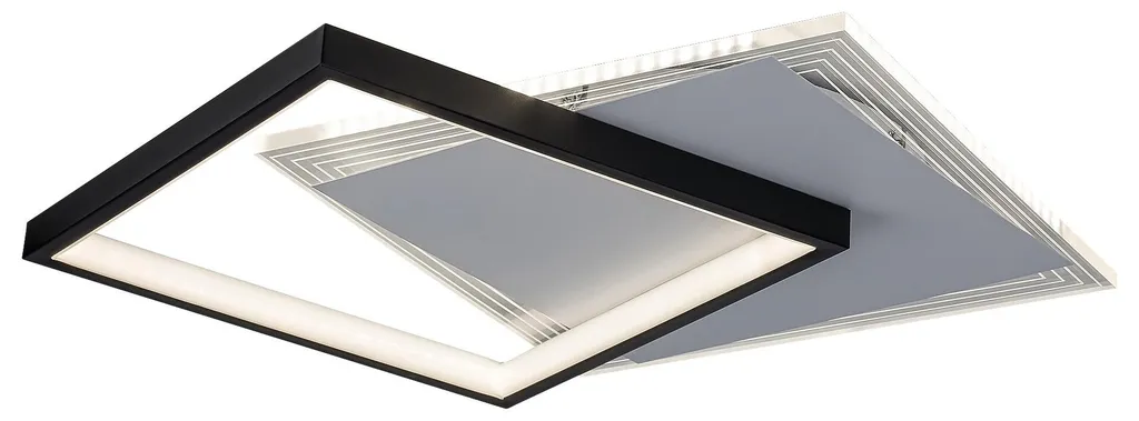 Plafonnier LED noir design pour bureau ou salon Malcolm 35W Rabalux