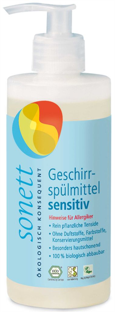 Sonett Geschirrspülmittel sensitiv, Flüssigkeit, Produktbild 