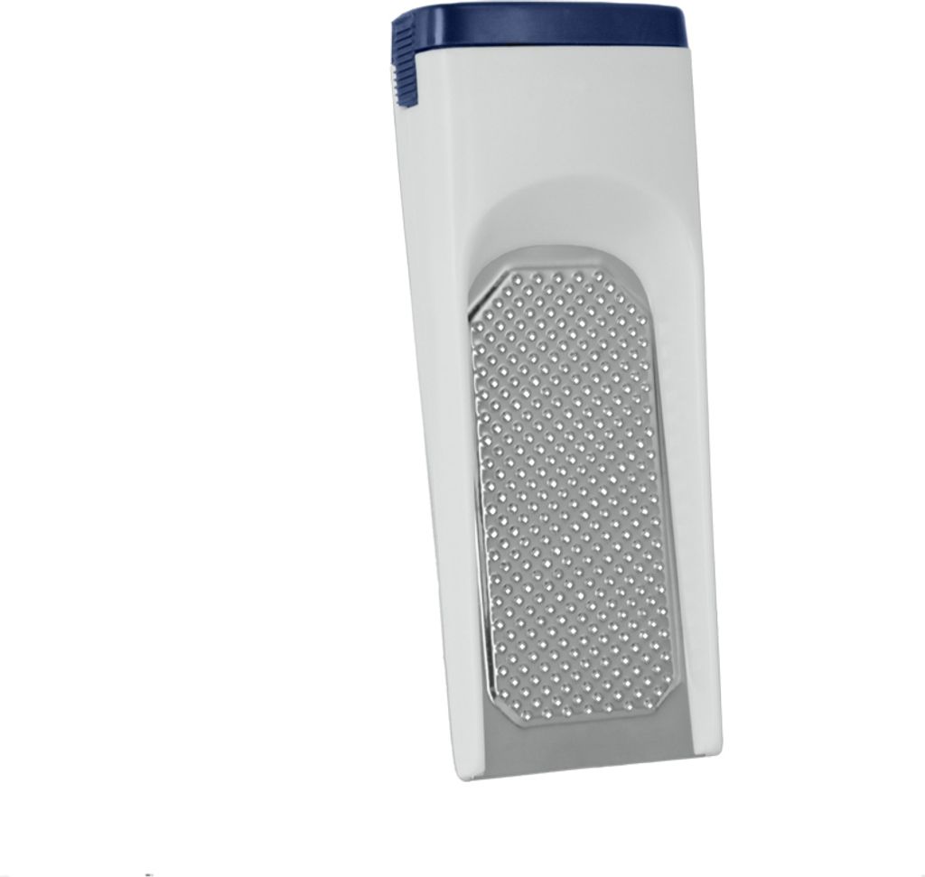 Metaltex 194525010 Muskatreibe, silberfarben/blau