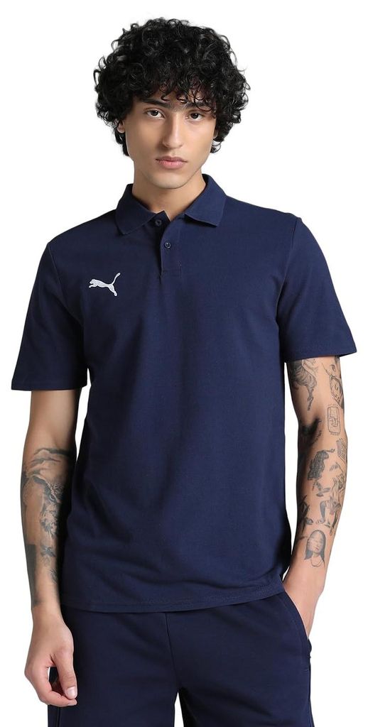 Puma Herren Teamgoal Casuals Poloshirt, Puma Navy-Puma Produktbild 