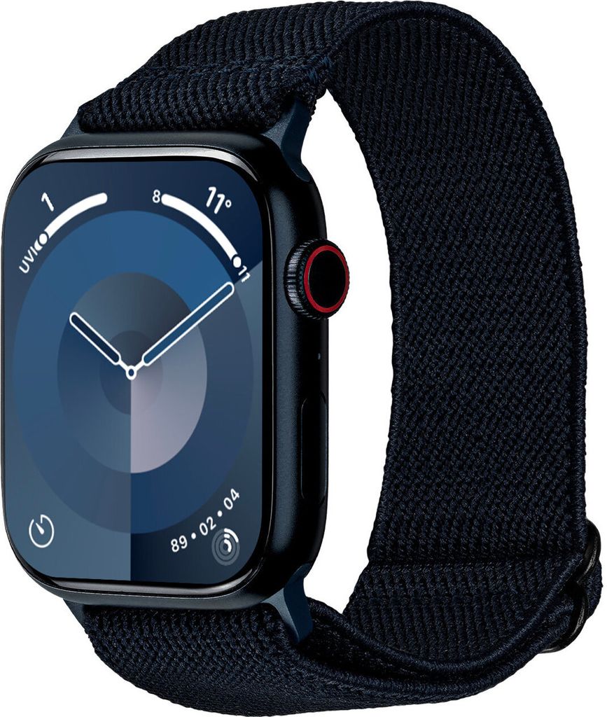 ARTWIZZ WatchBand Flex für Apple Watch Ultra / 2 (49mm), 9-7 (45mm), 6-4 & SE (44mm), 3-1 (42mm) - Textil Uhrenarmband - Blau