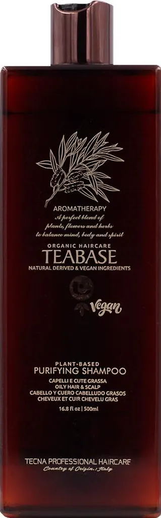 Tecna Teabase Purifying Shampoo 500ml - Addio Capelli Grassi