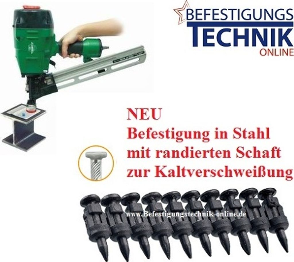 Stahlnägel 2,6x15mm randiert für Betonnagler Makita GN420CLSE Hitachi NC40G Tjep CP40