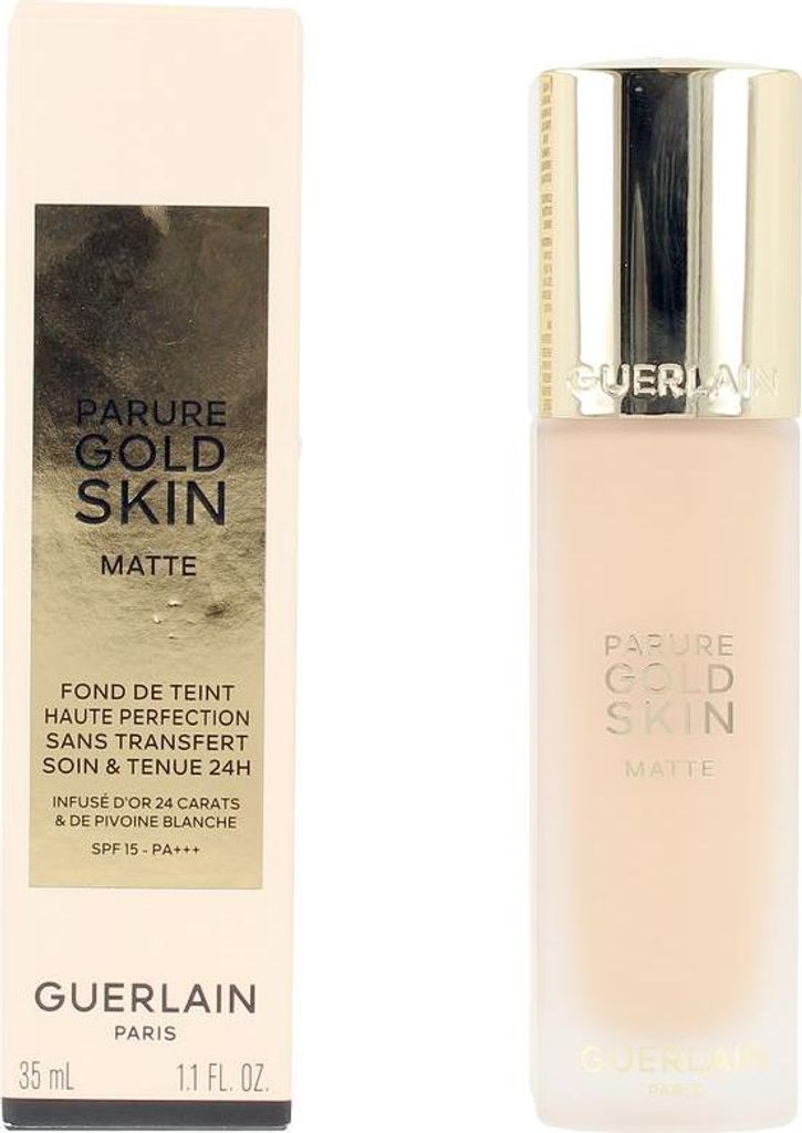 Guerlain Parure Gold Skin #1W Warm/Dore Matte Foundation 35ml