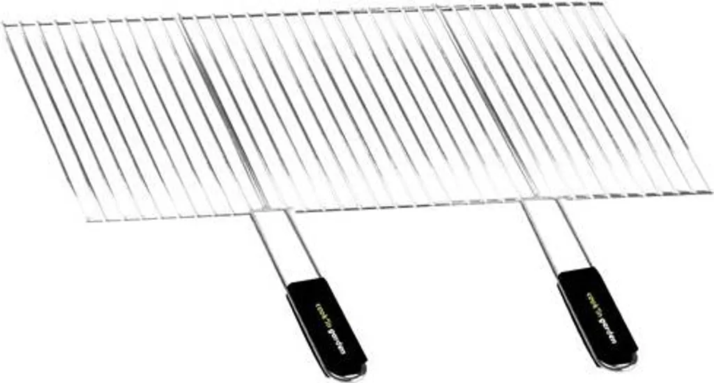 Grille Barbecue Recoupable 70x40cm Cook In Garden en Acier Chromé