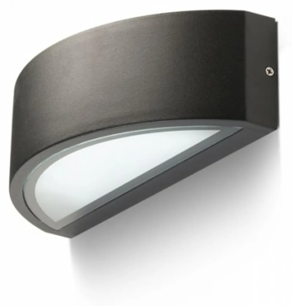 Éclairage Terrasse et Jardin Applique Noire LED E27 15W IP54 LESA