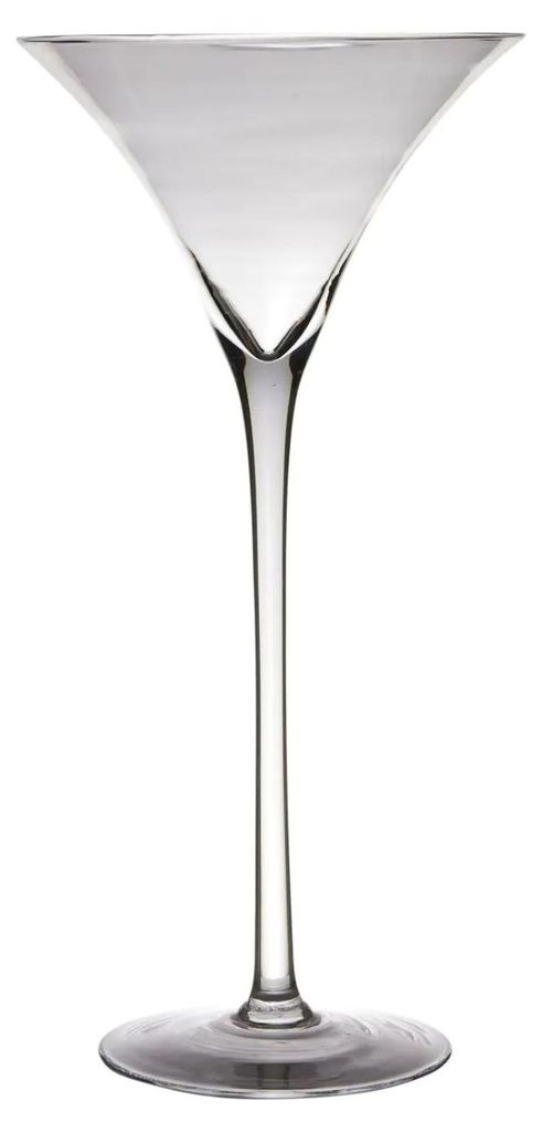 XL Martiniglas, Dekoglas auf Fuß H. 40cm D. 19,5cm Produktbild 
