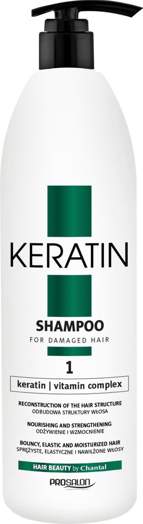 CHANTAL Prosalon Keratin Hair Repair Vitamin Complex 1 Shampoo For Damaged Hair 1000g