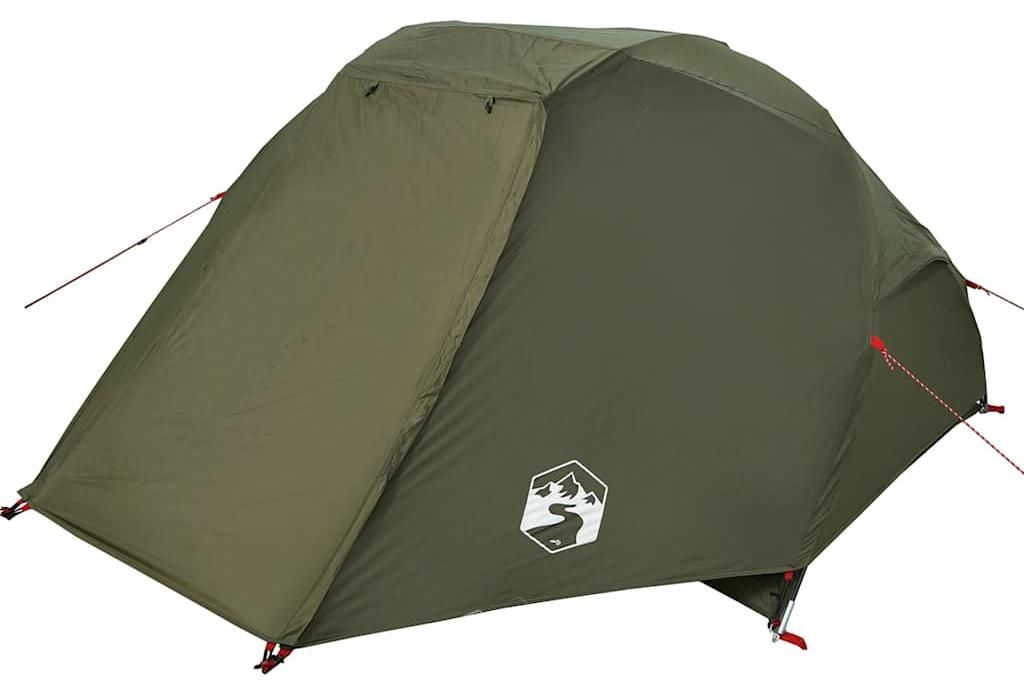 vidaXL Tente de pêche 3 personnes vert olive étanche Image du produit 