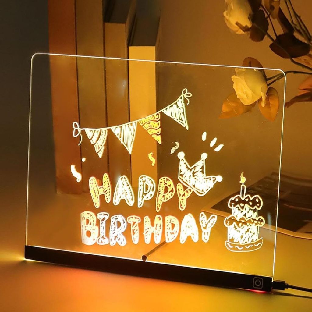 INF DIY Transparant LED Berichtbord - Lichtgevend Productafbeelding 