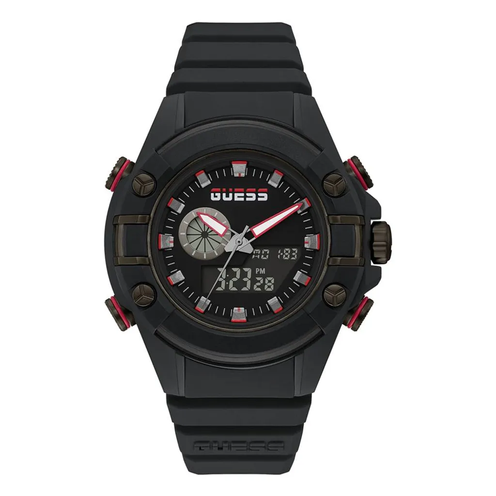 Orologio Guess GW0269G3: Il Must-Have Nero Opaco per l'Uomo Alpha