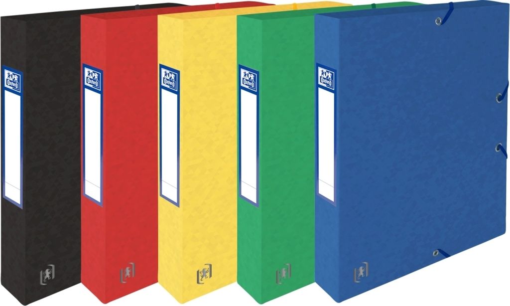 Sammelbox Top File+ A4 40mm 390g MultiStrat farbig sortiert Packung mit 9 Stück