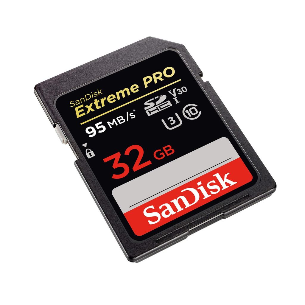 SanDisk Extreme Pro, 32 GB, SDHC, Klasse 10, UHS-I, 95 MB/s, 90 MB/s