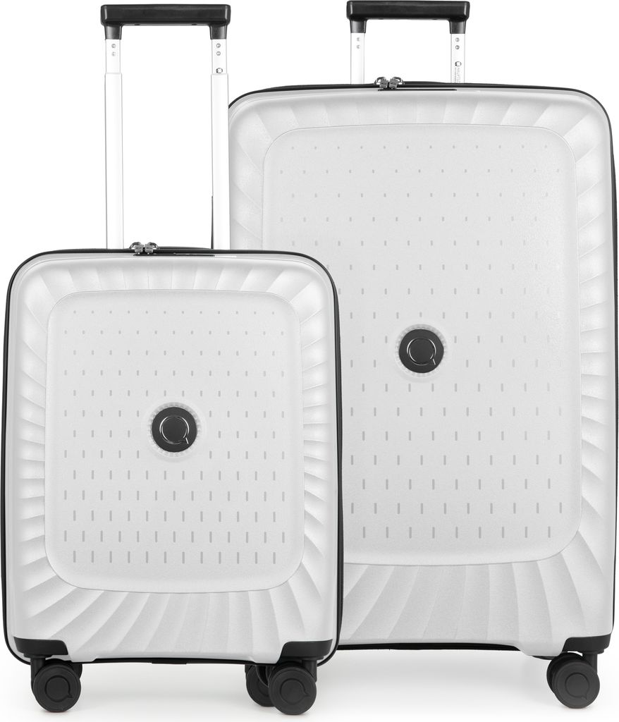 Kotti - Kofferset 2 teilig, Handgepäcktrolley + großer Koffer XL erweiterbar, robuste Hartschale, leichte Trolleys, Gepäck-Set Flugzeug Check-In...