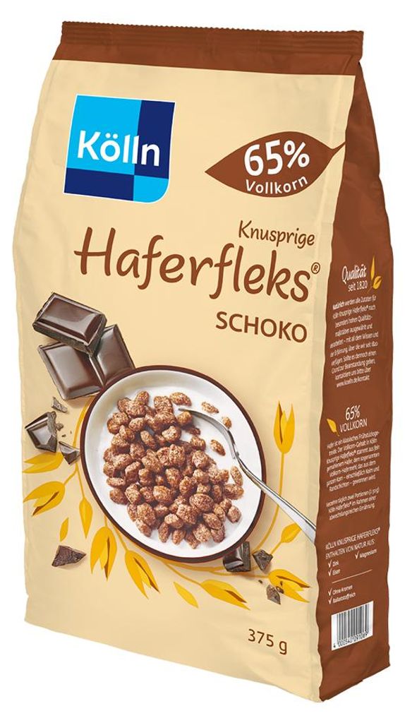 Kölln Haferfleks® Schoko 6x375g Sparpaket Produktbild 