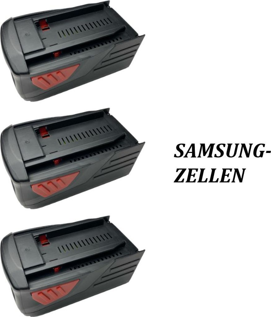 3x Trade-Shop Li-Ion Akku, 36V / 4000mAh für Hilti VC20-UL, VC20-UM, VC40-UL, VC40-UM, WSC7.25, WSC70, WSR36, WSR36-A ersetzt B36/3.9, 2203932, 41...