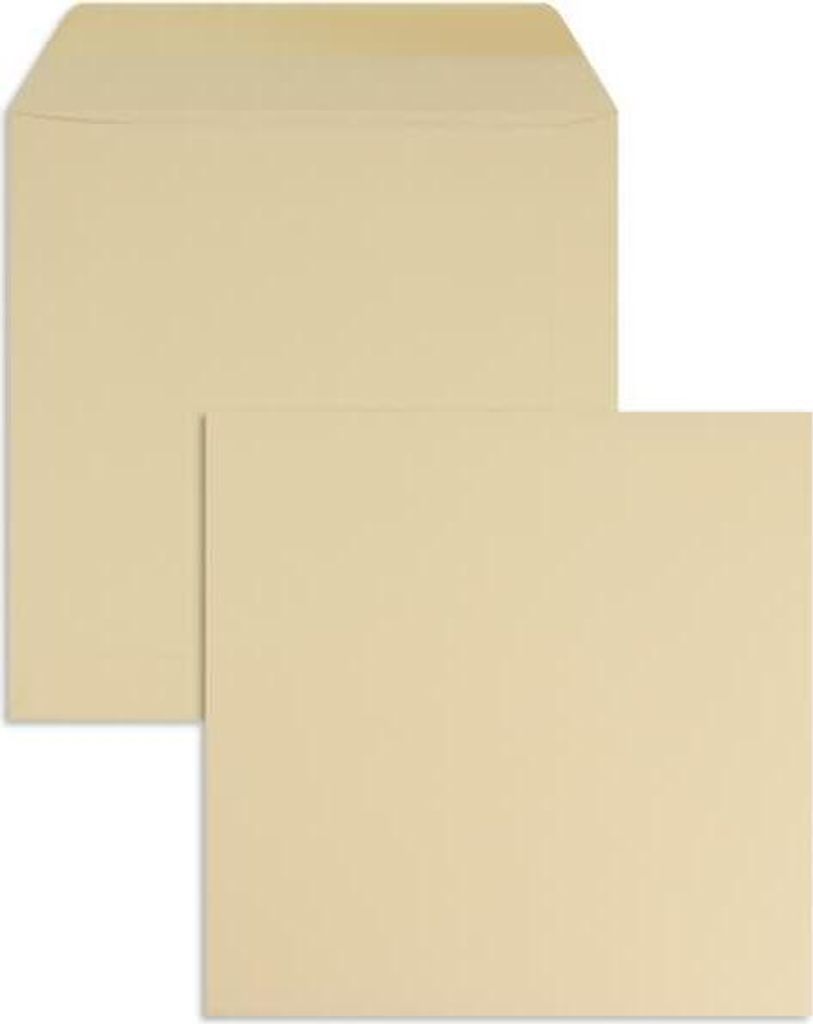 Briefumschläge 190x190mm 120g/qm gummiert VE=100 Stück koralle